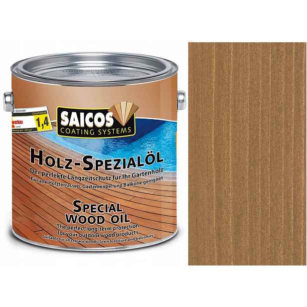 Saicos olej na terasu a nábytek ze dřeva Teak 0118 2,5L