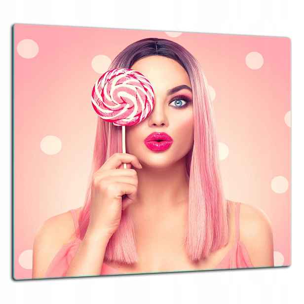 Skleněná Ochranná Deska Panel Lepidlo 65x60 Žena