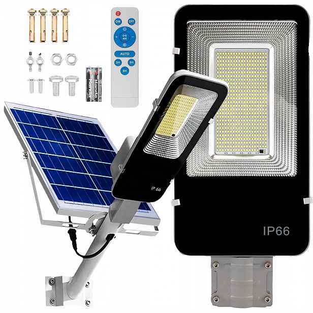 Solární Lampa Pouliční Led 800W Senzor Soumraku Zahradní Lampa Výkonná