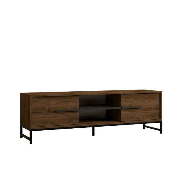 Televizní stolek Mono Walnut and Black