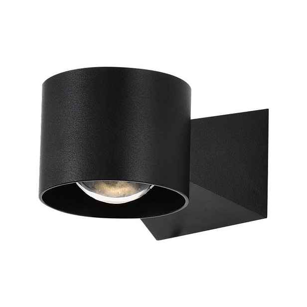 V-tac Nástěnné svítidlo 5W nástěnné svítidlo nahoru dolů černé IP65 VT-1179 3000K 465lm