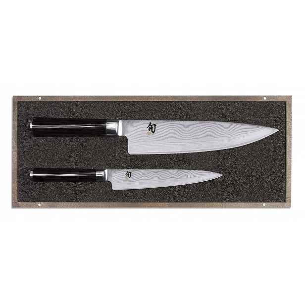 Shun Classic Sada 2 nožů (DM-0701, DM-0706), dřevěná krabička