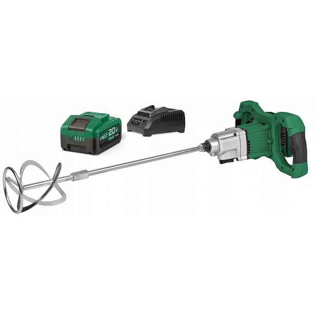 Stalco Míchačka HMS20-100CS Akumulátor 4AH 20V Set Napájecí Zdroj S-97353