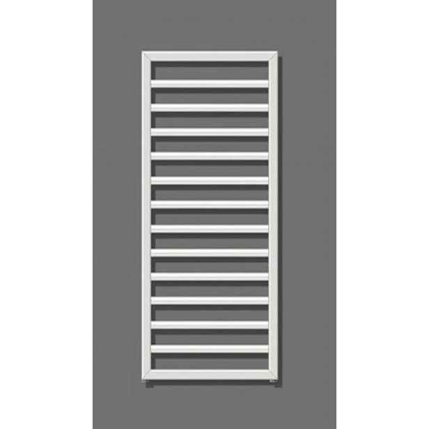 Zehnder Subway - Koupelnový radiátor 97x60 cm, rovný, středové připojení 5 cm, nerez ocel SUBI-100-060