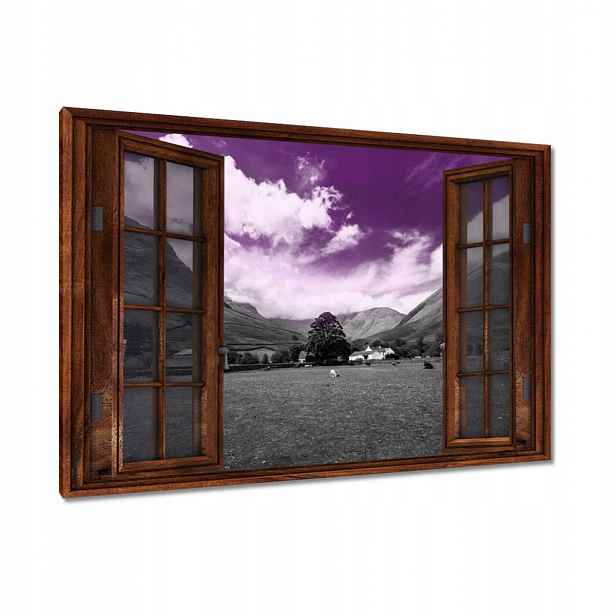 Obrazy 120x80 Fialové nebe
