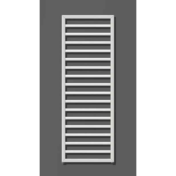 Zehnder Subway - Koupelnový radiátor 126x60 cm, rovný, středové připojení 5 cm, nerez ocel SUBI-130-060