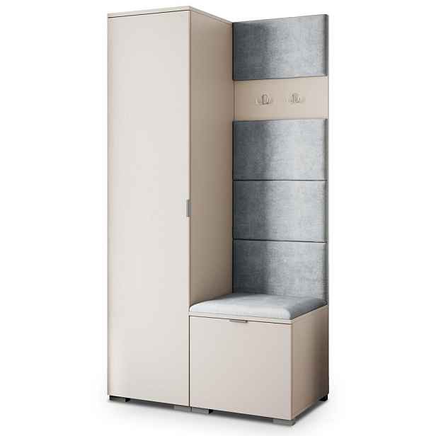 MASSENO MODERNÍ PŘEDSÍŇOVÁ SKŘÍŇ LORI, 95/181/51 cm, kašmírová