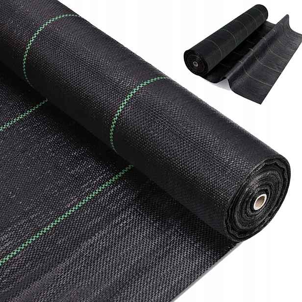 Agrotextilie zahradní proti plevelům 90 g/m² Propustná, silná, 2x25 m