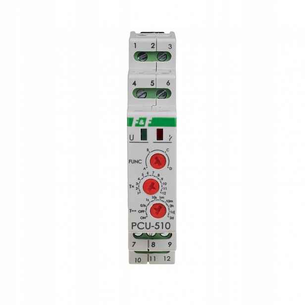 Časový relé 4-funkční 230/24V 2P F&f PCU-510 Duo