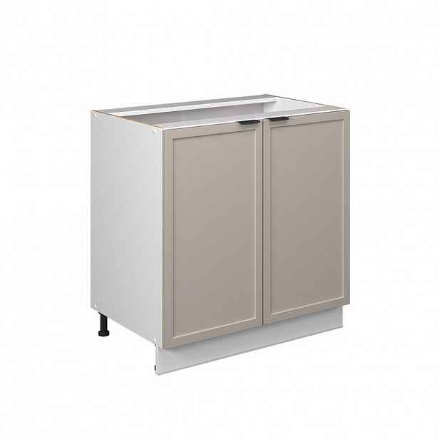 Vicco SPODNÍ SKŘÍŇKA KUCHYŇSKÉ LINKY Fame-Line, GreyBeige/Bílá, 80 cm bez pracovní desky