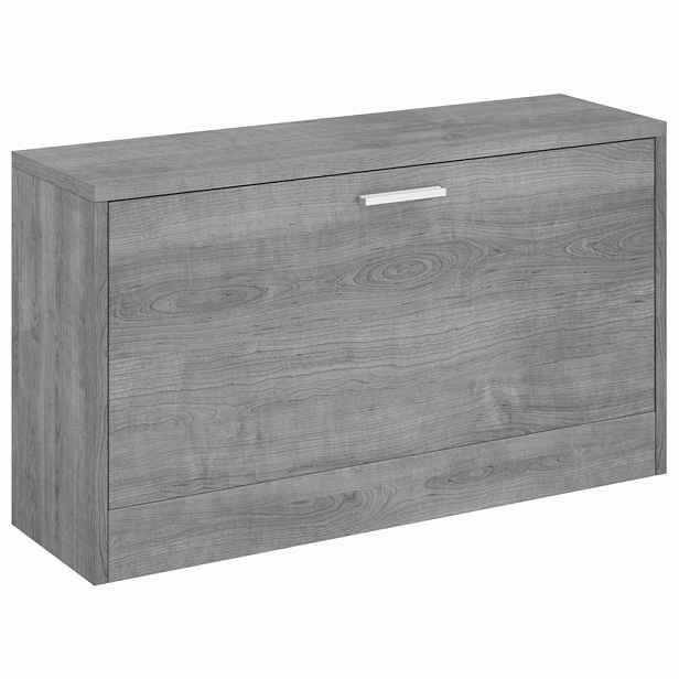 vidaXL Lavice s botníkem šedá sonoma 80x24x45 cm kompozitní dřevo