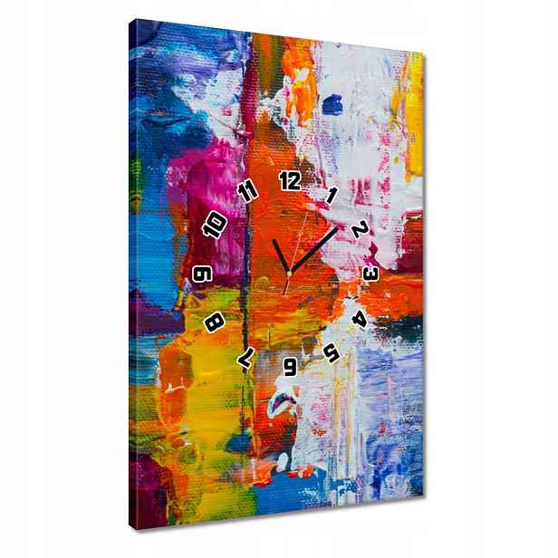 Hodiny 40x60 Abstrakce Kil