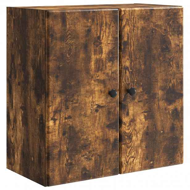 vidaXL Nástěnná skříň 59 x 31 x 60 cm Kompozitní dřevo Kouřový dub