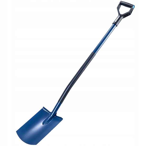 Lopata Rovný Rýč 125 cm Pro Kopání, Výsadbu, Kovová, Zahradní, Pevná
