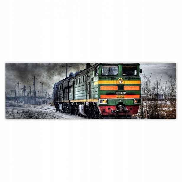 Plakáty 200x66 Vlak Lokomotiva Zima