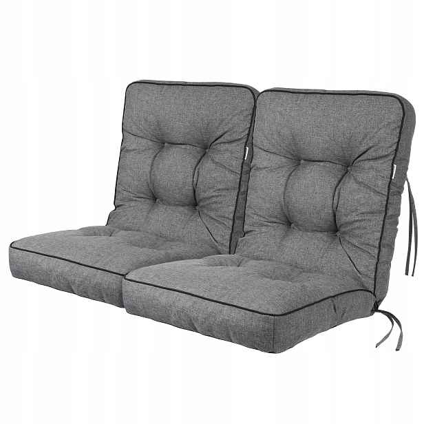 Polštář na zahradní houpačku 120 cm (2x60) zahradní lavičku, zahradní židle