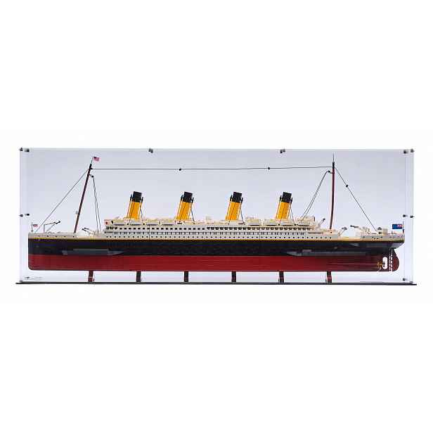 Vitrína L Blacked Brick pro Lego 10294 Creator Expert Titanic