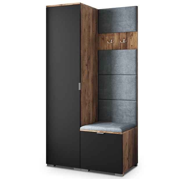 MASSENO MODERNÍ PŘEDSÍŇOVÁ SESTAVA LORI, 95/181/51 cm, dub Lefkas
