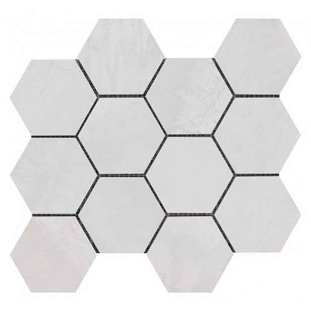 Mozaika Sintesi Met Arch light silver 30x34 cm mat MA12462