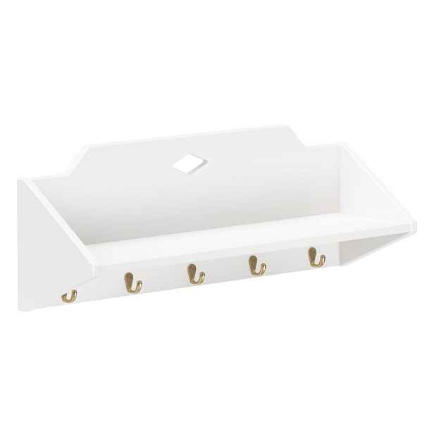 Bílý nástěnný dětský věšák 75x27 cm Luca – Cam Cam Copenhagen