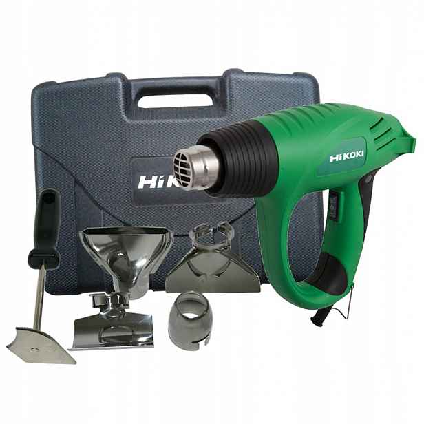 Hikoki Horkovzdušná Pistole 2000W 450-600st RH600T 5 nástavců