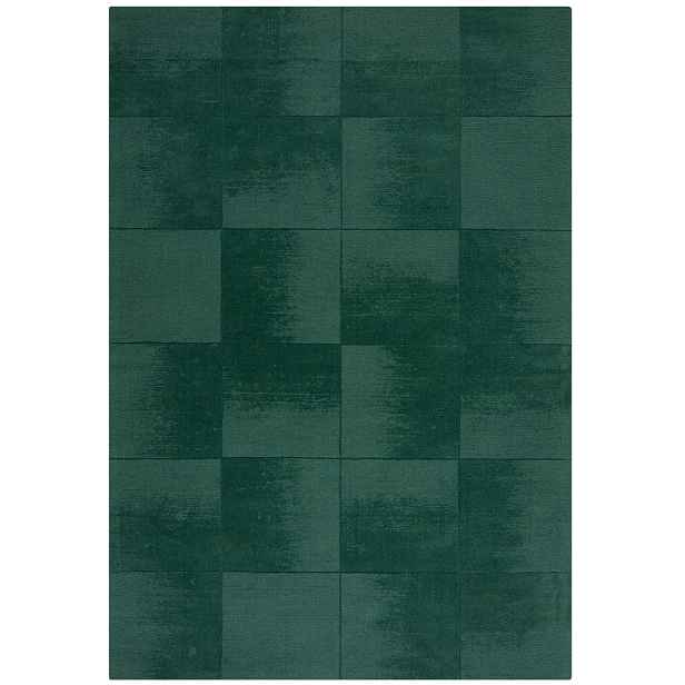 Kusový koberec Demi Check Ombre Green, 120x170, zelená, ložnice, Flair Rugs