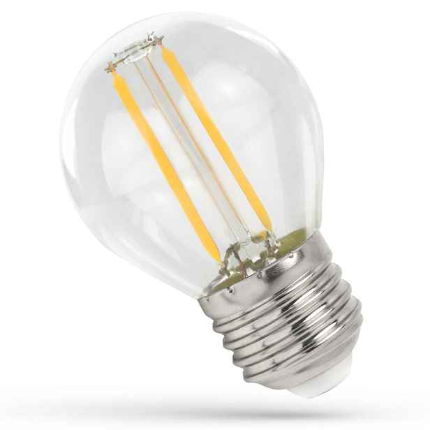 Spectrum LED LED žárovka KOULE 1W E27 COG neutrální bílá