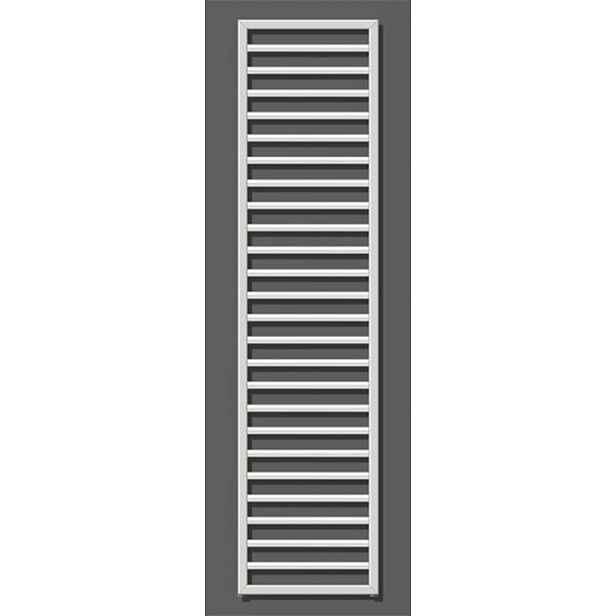 Zehnder Subway - Koupelnový radiátor 184x60 cm, rovný, středové připojení 5 cm, nerez ocel SUBI-180-060