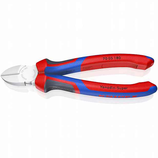 Knipex 180 MM Kleště Štípací Boční Pro Řezání Měkkého I Tvrdého Drátu