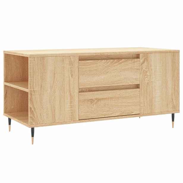 vidaXL Konferenční stolek dub sonoma 102x44,5x50 cm kompozitní dřevo