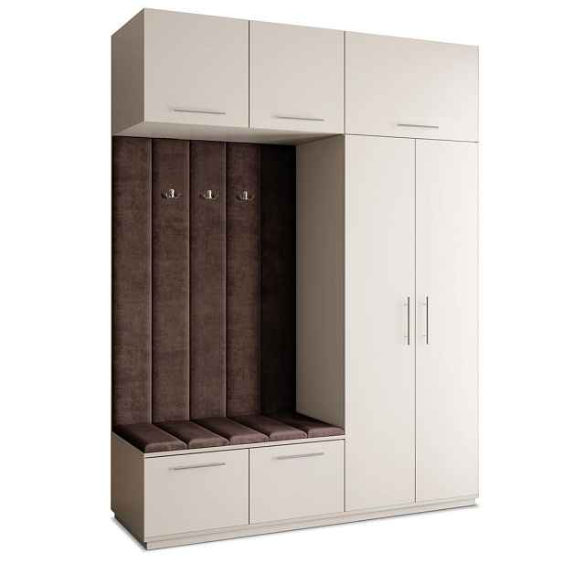 MASSENO MODERNÍ PŘEDSÍŇOVÁ SESTAVA REMA, 180/240/60 cm, kašmírová