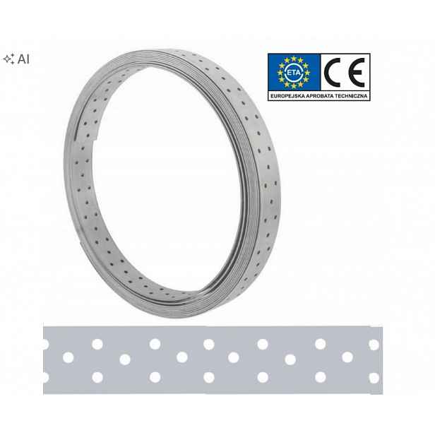 Montážní Pásek 40x2x10 MM Truhlářský Pozinkovaný TM2 x 10MB Ocelový