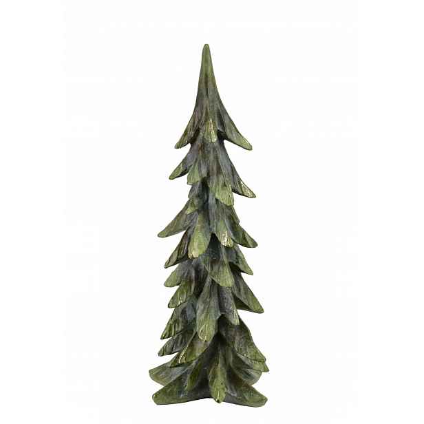 Vánoční dekorace Vánoční stromek 44 cm Santa Lila Zelená