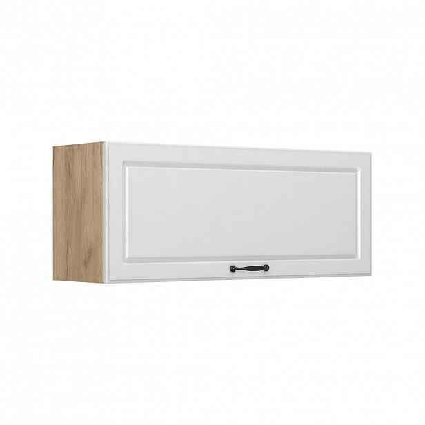 Vicco VĚŠÁK NA STĚNU R-Line, Bílý venkovský dům/Zlatý mocný dub, 100 cm Plochý