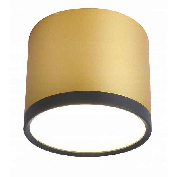 Zlato-černá stropní svítidlo 9W Led Tuba Candellux