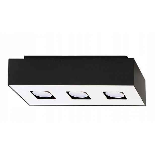 Černý stropní svítidlo 3xGu10 Mono SL.0072 Sollux lighting