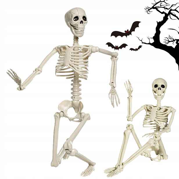 Kostra 94 CM Halloween Pohyblivé Klouby Závěsná Dekorace Dům Zahrada Strach