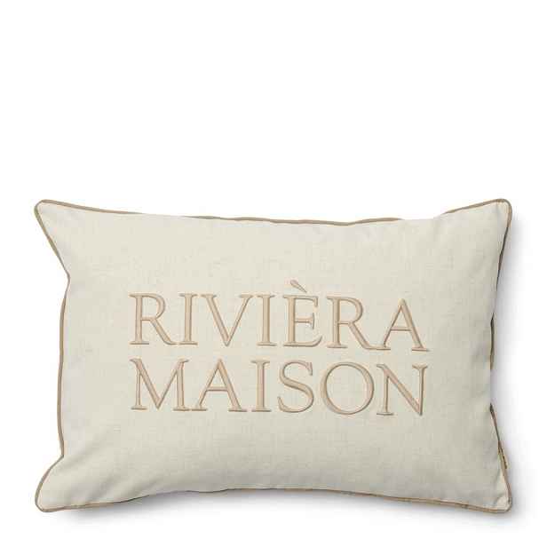 Polštář Samone 65x45 cm s logem Riviera Maison