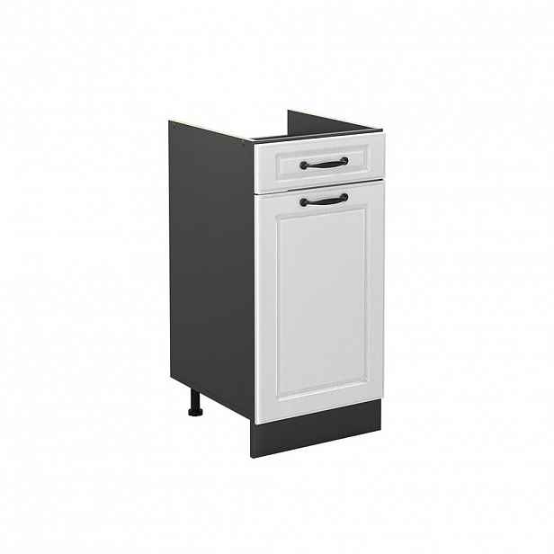 Vicco SPODNÍ SKŘÍŇKA KUCHYŇSKÉ LINKY R-Line, Bílý venkovský dům/Antracit, 40 cm bez pracovní desky