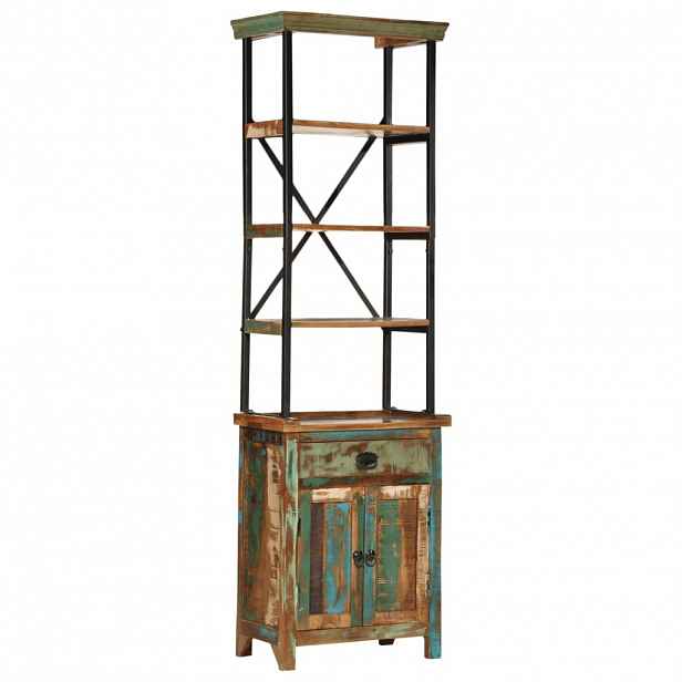 vidaXL Skříň highboard 55 x 30 x 180 cm masivní recyklované dřevo