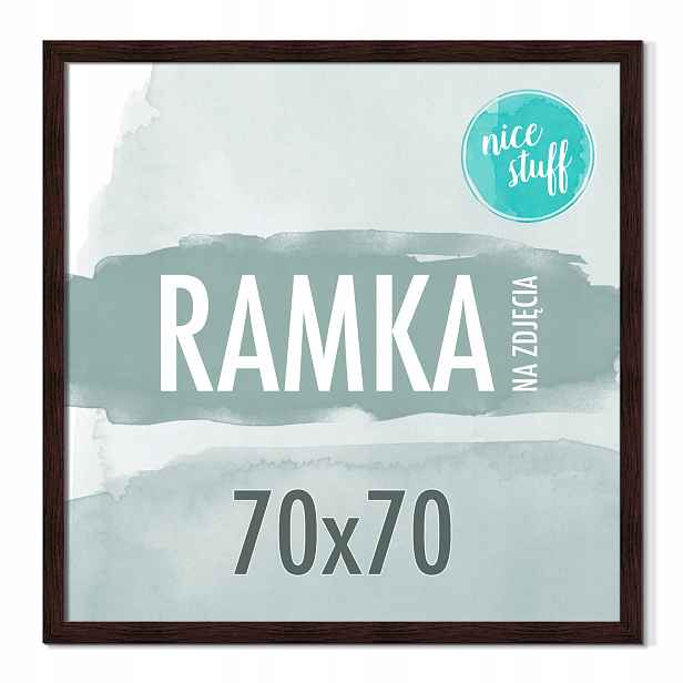Rámeček Na Fotografie 70x70 Rámeček Na Fotografii čtvercový tmavě Hnědý