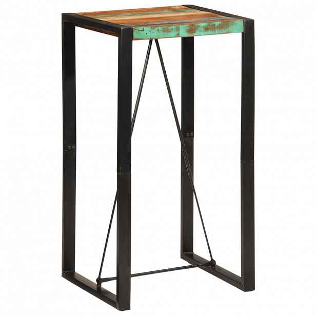 vidaXL Barový stůl 60 x 55 x 110 cm masivní recyklované dřevo