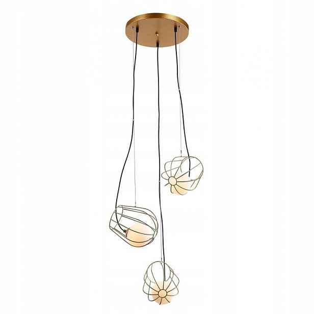 Závěsná lampa Pendant Zwis Melisa Zlatá 3xG9 Nastavitelná výška Italux