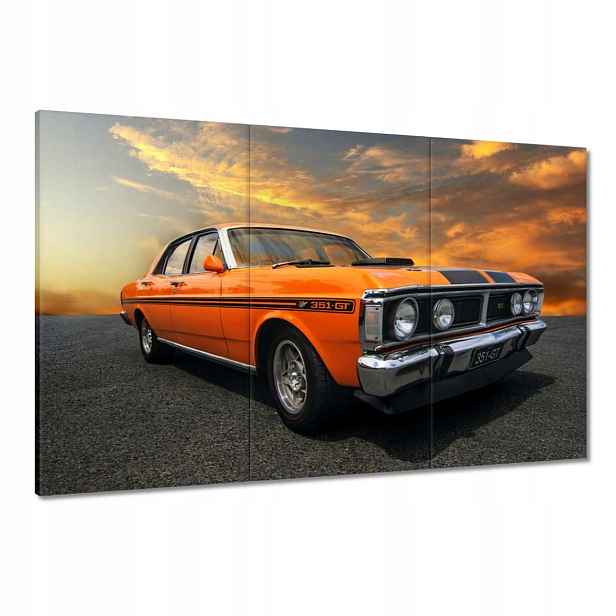 Obrazy 120x80 Oranžový Klasika Auto