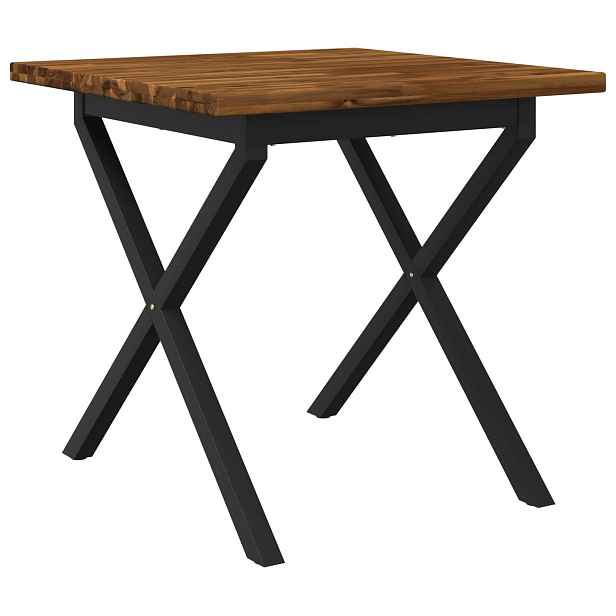 vidaXL Čtvercový jídelní stůl 80 x 80 x 75 cm Masivní akátové dřevo