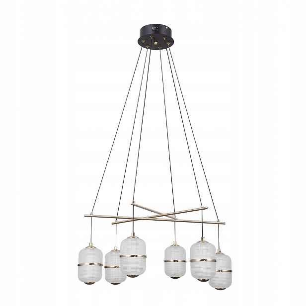 Alani PND-34375-6-BK Moderní závěsná Led lampa 3000K