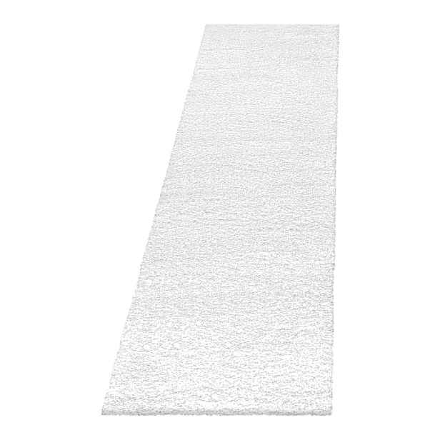 Bílý běhoun 80x250 cm Fluffy – Ayyildiz Carpets