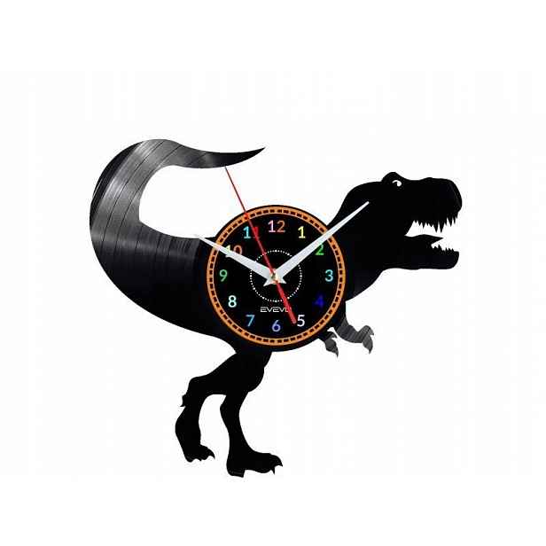 Dinosaurus Dekorativní Nástěnné Hodiny Moderní Vinylová Deska Vinyl Na Pre