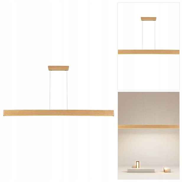 Závěsná lampa hnědá Prima intimní atmosféra do obývacího pokoje s Led Tk Lighting