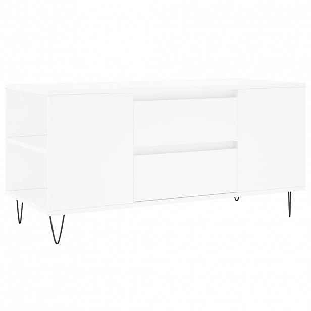 vidaXL Konferenční stolek bílý 102 x 44,5 x 50 cm kompozitní dřevo